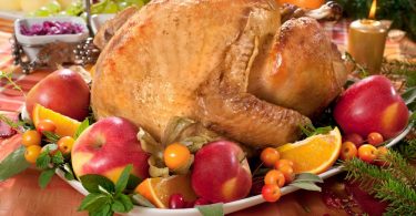 Индейка с яблоками и апельсинами в духовке (запеченное филе, фаршированная)