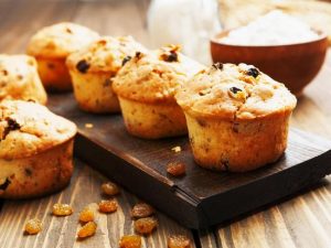 Классический кекс на молоке